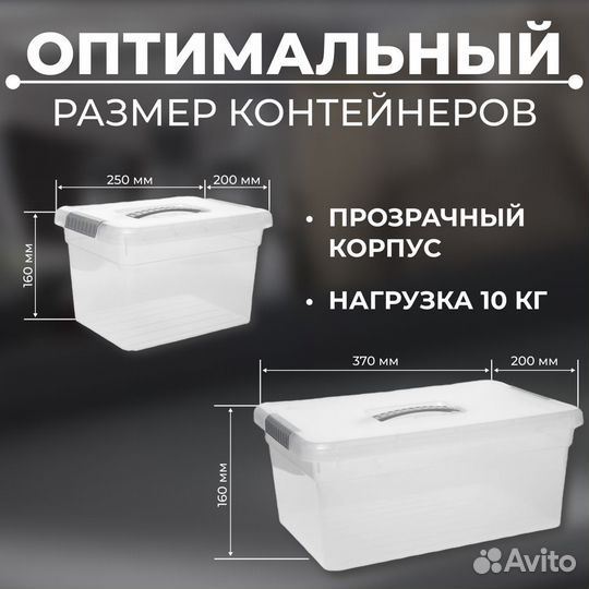 Пластиковый контейнер для хранения всего