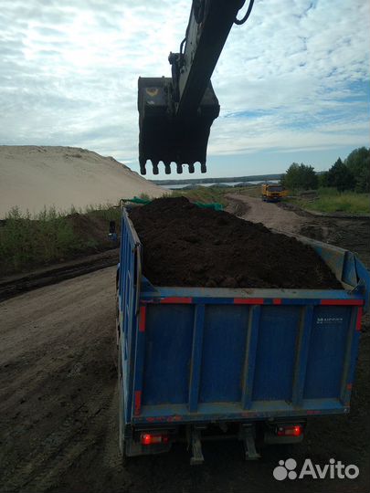 Чернозем, плодородный грунт, торф, доставка