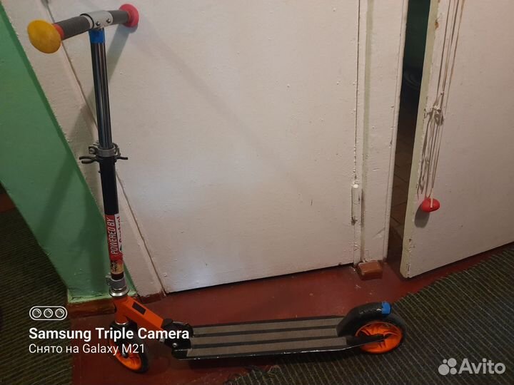 Самокат детский двухколесный бу