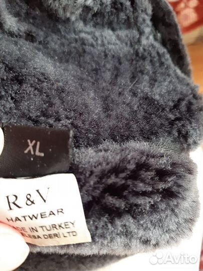 Кепка кожаная на меху мужская