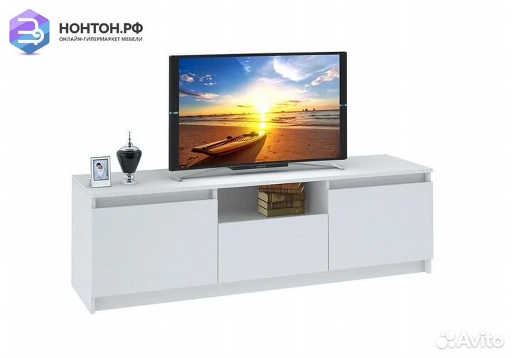 Тумба под тв Ларго белый