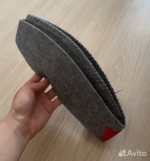 Шапка «Пилотка» со звездой для бани и сауны