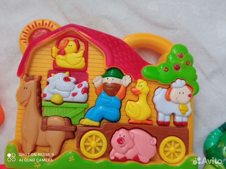 Погремушки, игрушки пакетом