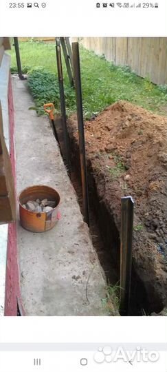 Монтаж контур заземления