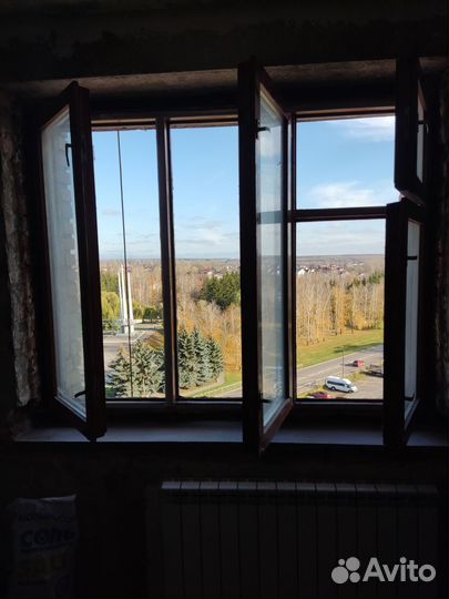 Деревянное окно со стеклопакетом бу