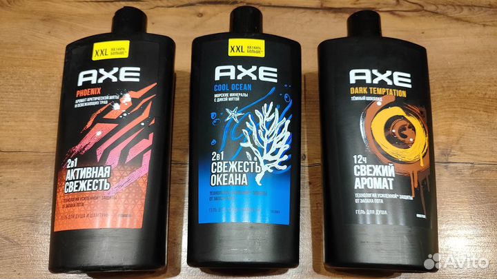Axe гель для душа, дезодорант