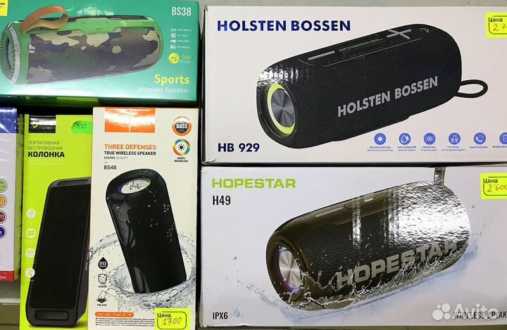 Наушники, портативные колонки, гарнитуры