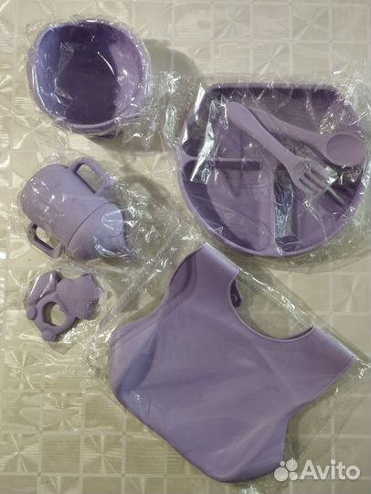 Детская силиконовая посуда