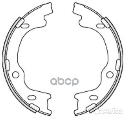 Колодки торм.бараб.170x27 4699.00 Road house