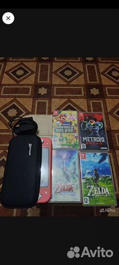 Nintendo switch lite с играми