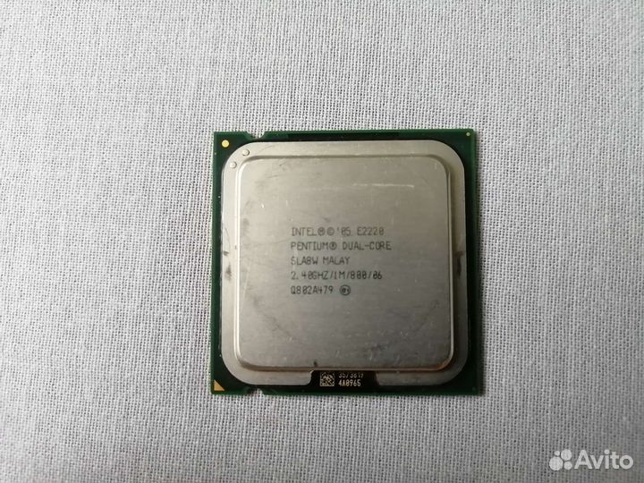 Процессоры и оперативная память