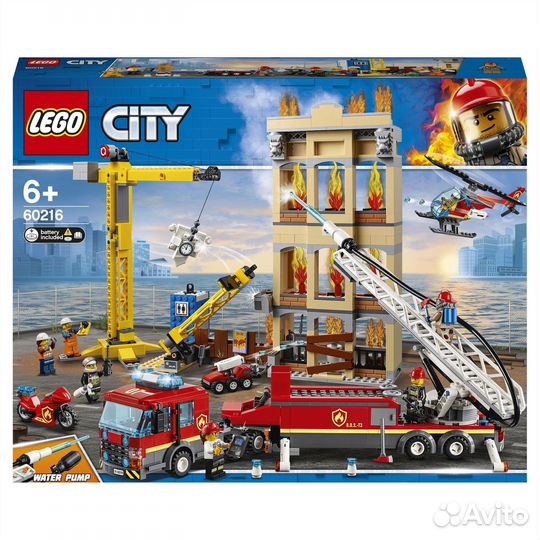 Lego City Fire Центральная пожарная станция 60216