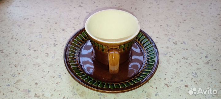 Кофейный набор Хрустальные кружки