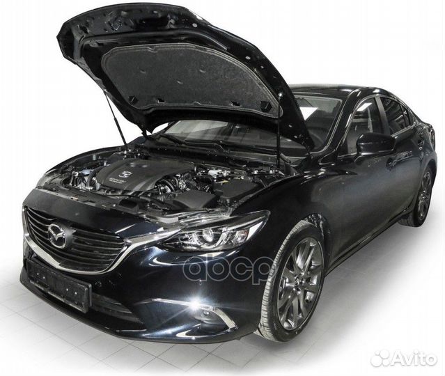 Амортизаторы капота, Mazda 6, 2013., крепеж