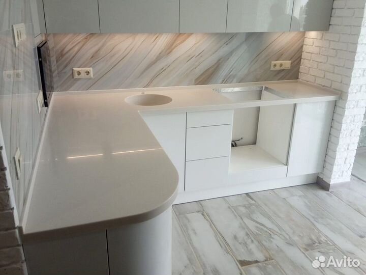 Столешницы из искусственного камня для кухни