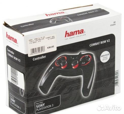 Проводной контроллер Sony PS3 Hama CombatBow,новый