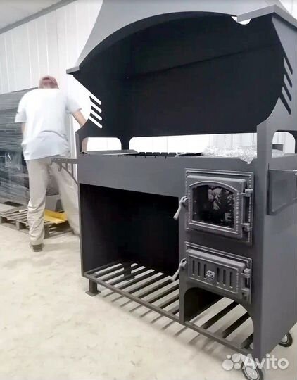 Мангал с вытяжкой