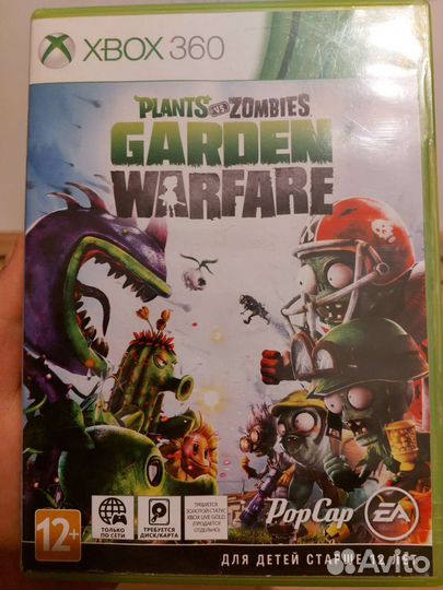 Диск PvZ GW на xbox360