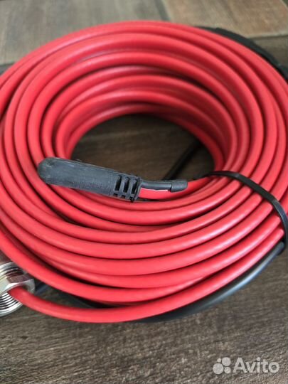 Греющий кабель в трубу с сальником 20 м