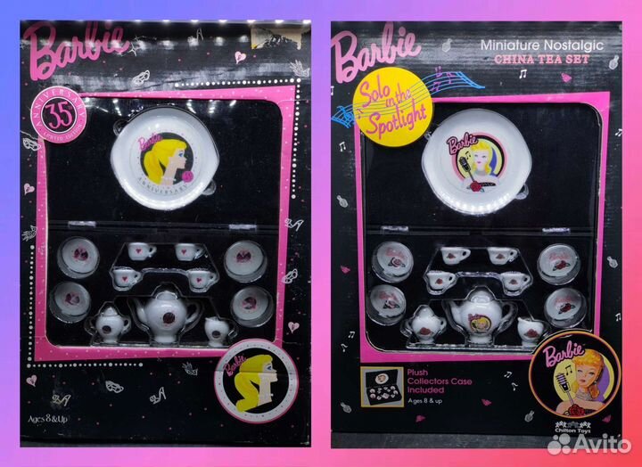 1994 -95 год. Коллекционная посуда для кукол Барби