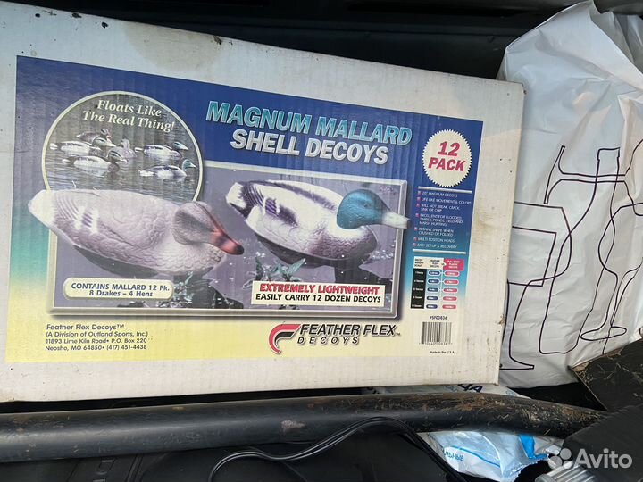 Утиные чучела magnum mallard shell decoys