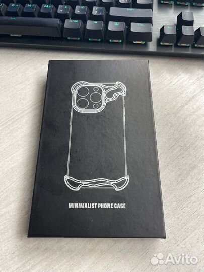 Чехол на iPhone 15 14 13 12 титановый