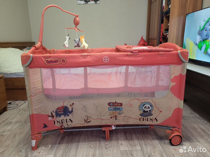 Манеж-кровать