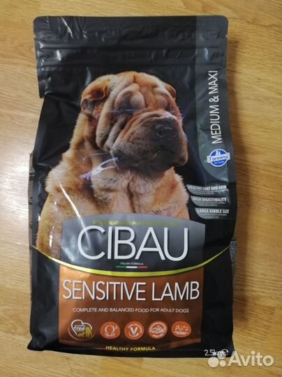 Корм для собак Cibau sensetive lamb