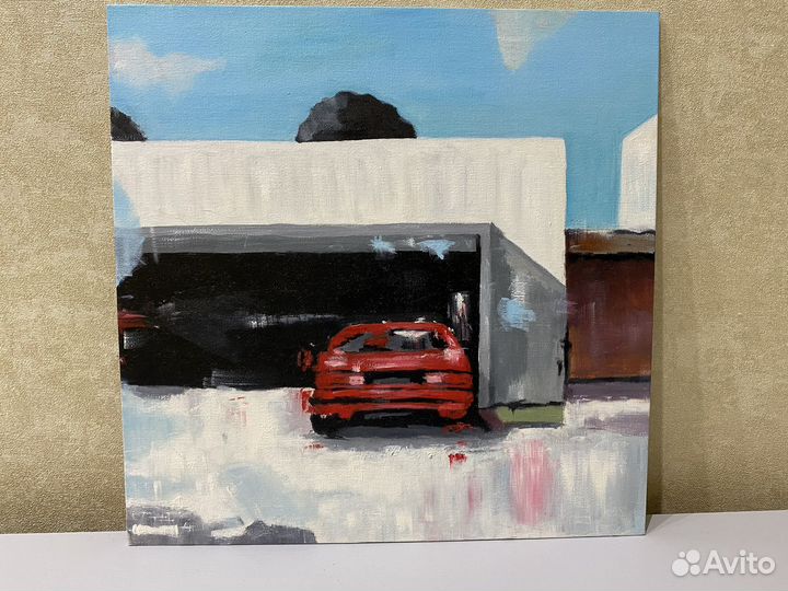 Картина акрилом на холсте