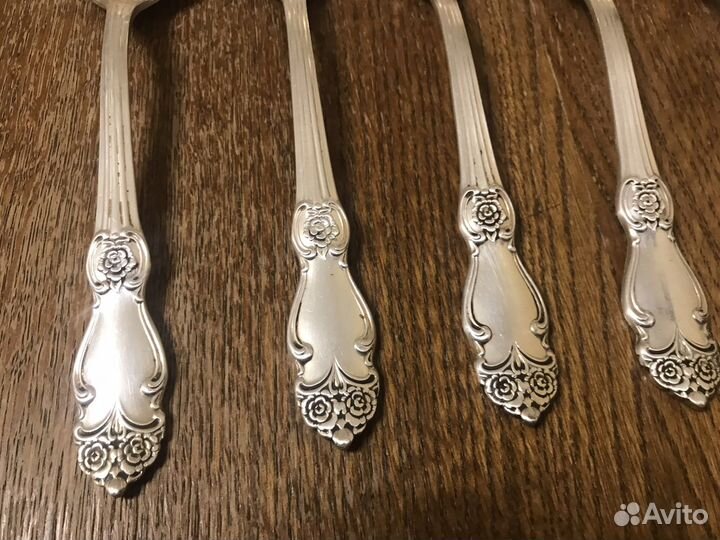 Набор ложек столовых СССР мельхиор