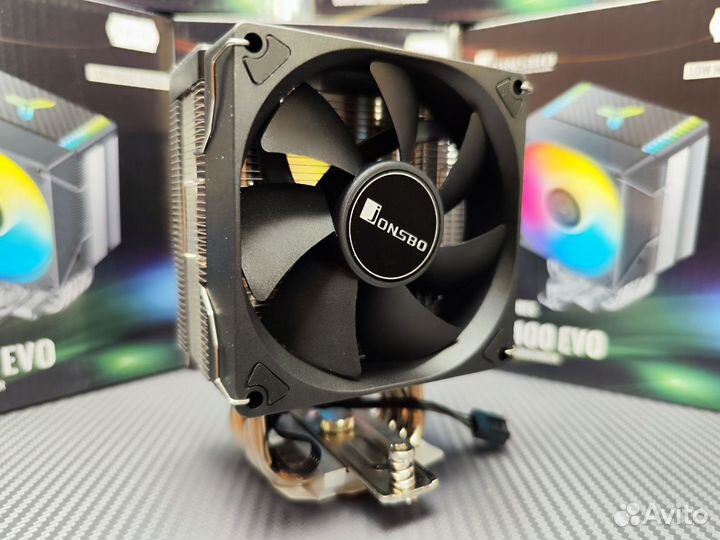 Кулер для процессора jonsbo CR-1400 EVO Black 180w