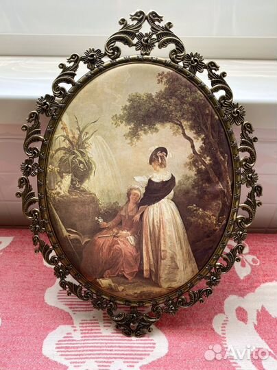 Большая картина шелкография 30х40 см