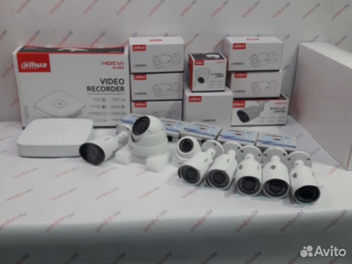 8. Камер видеонаблюдения 4Мп регистратор Dahua
