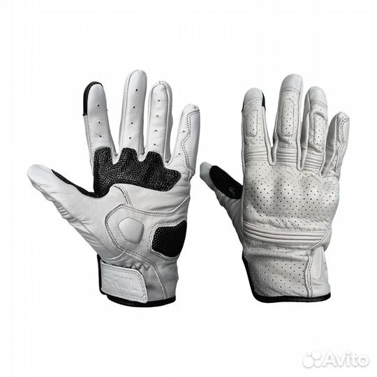 Мотоперчатки кожаные E-Riil ERG-06 перфорированны