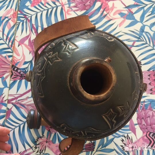 Фляга деревянная для декора