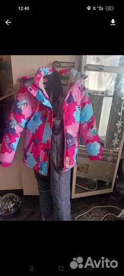 Зимний комбинезон для девочки