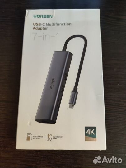 USB Type-C HUB Ugreen 7 в 1