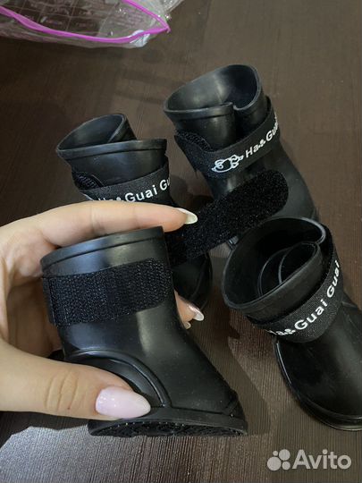 Резиновые сапожки для средних собак