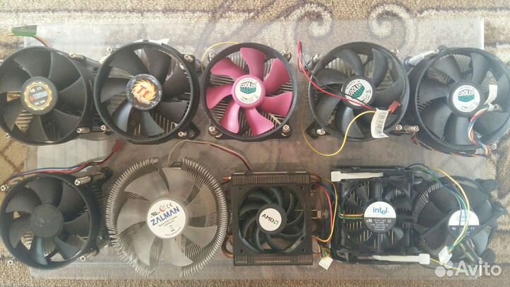 Охлаждение AMD Intel (кулеры и вентиляторы)