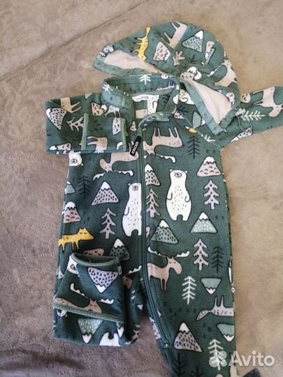 Флисовый комбинезон crockid