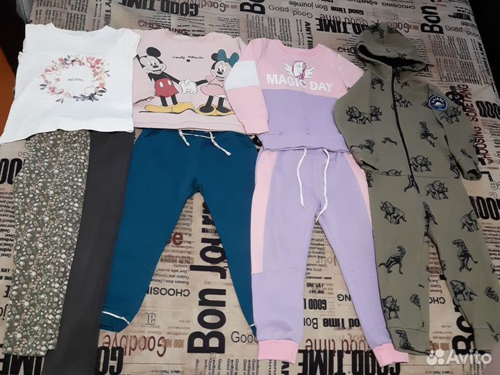 Вещи пакетом для девочки 98 104