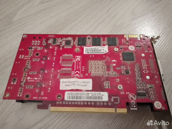 Видеокарта GTS 450 1GB gddr5