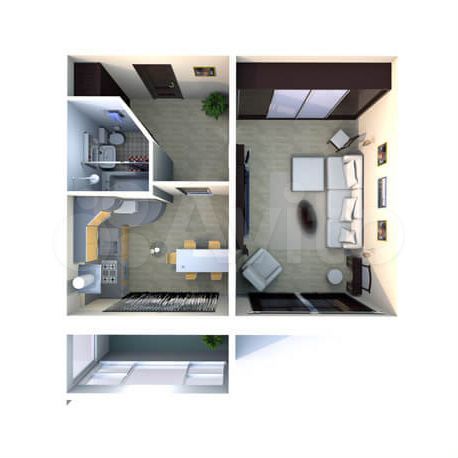 1-к. квартира, 38,1 м², 10/10 эт.