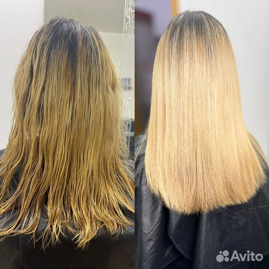 Наращивание волос,ботокс,кератин