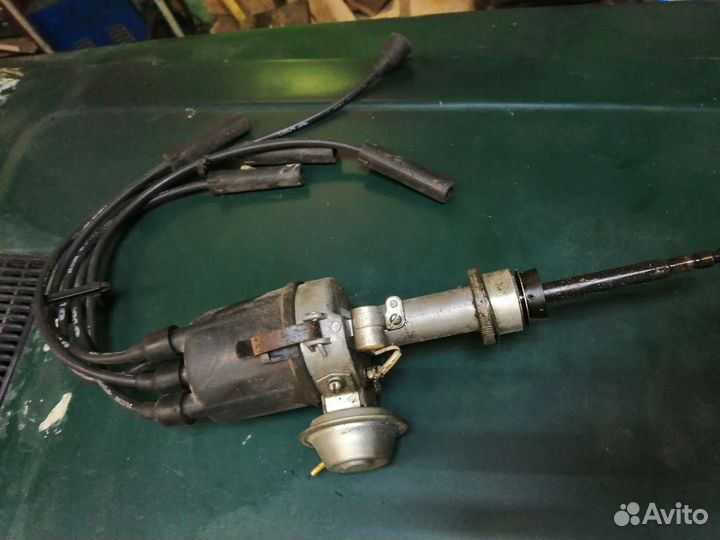 Трамблёр в сборе с проводами, ваз 2107
