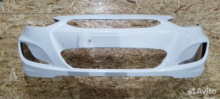 Бампер передний Hyundai solaris 2010-2014 под цвет