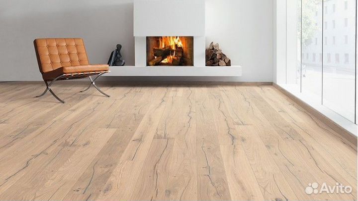 Паркетная доска Haro 4000 Дуб белый 527328