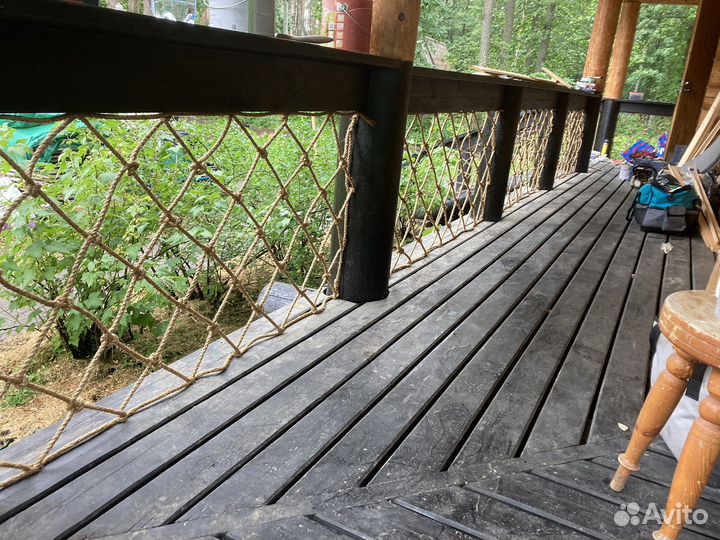 Сети из растительных канатов (влагостойких)