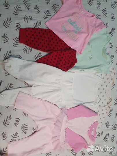 Детские вещи для малышки кофты штанишки боди