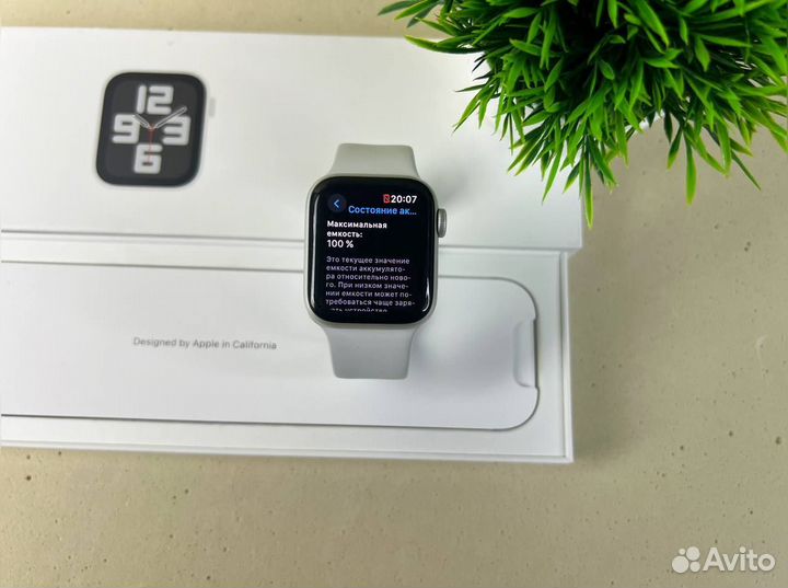 Часы apple watch se-2 40 mm 2023 акб 100